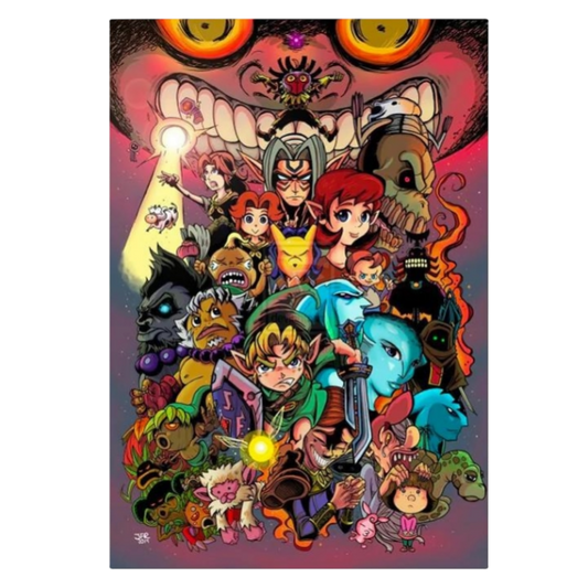 Zelda Poster Charaktere in Majora’s Mask