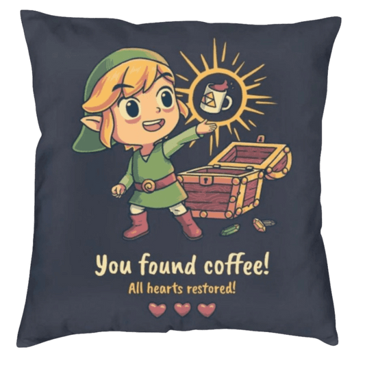 Zelda Kissenbezug You Found Coffee!