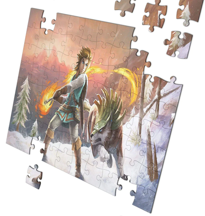 Puzzle Zelda Link und Wolf (BOTW) Puzzle