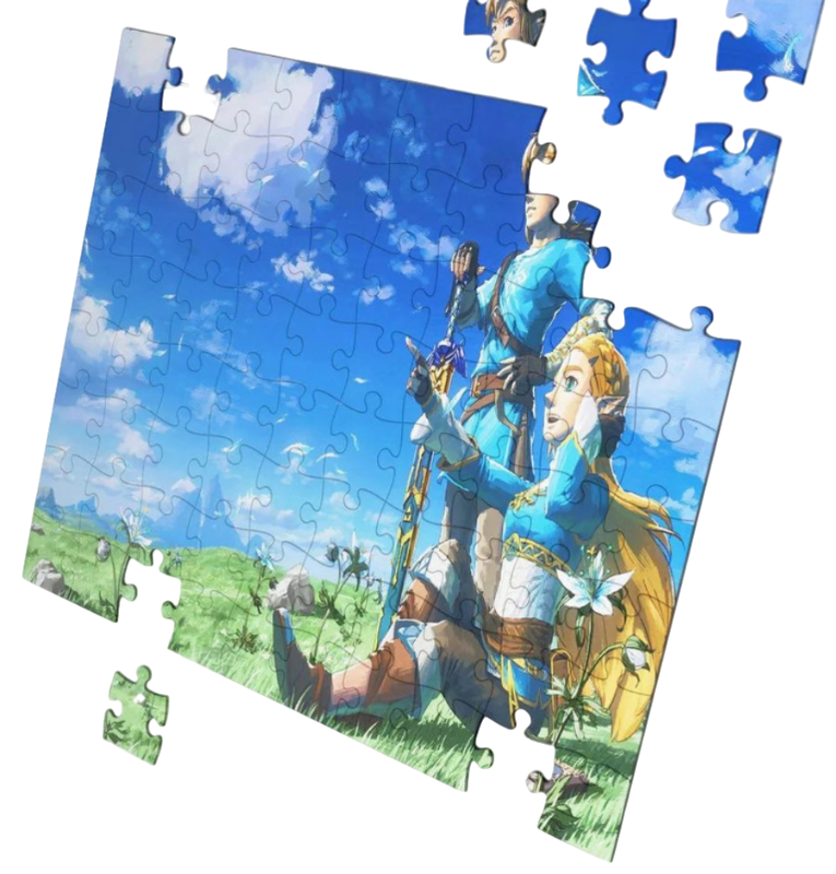 Puzzle Zelda Link und die Prinzessin (BOTW)