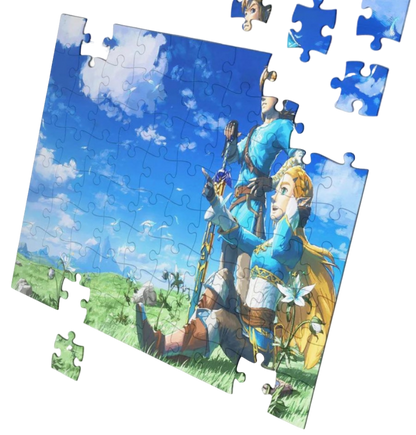 Puzzle Zelda Link und die Prinzessin (BOTW)