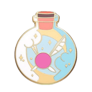 Zelda Pin's Navi in einer Flasche