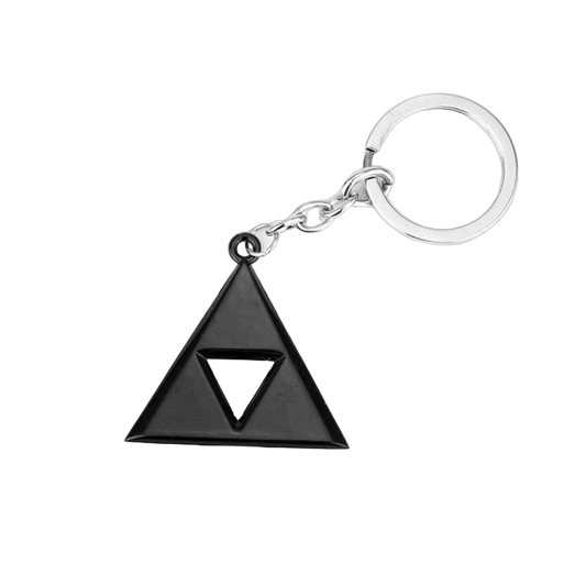 Schlüsselanhänger Zelda Triforce schwarz