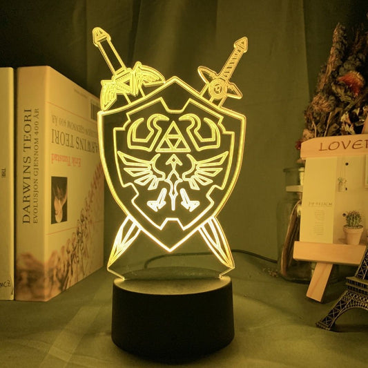 Zelda Lampe Shield & Swords